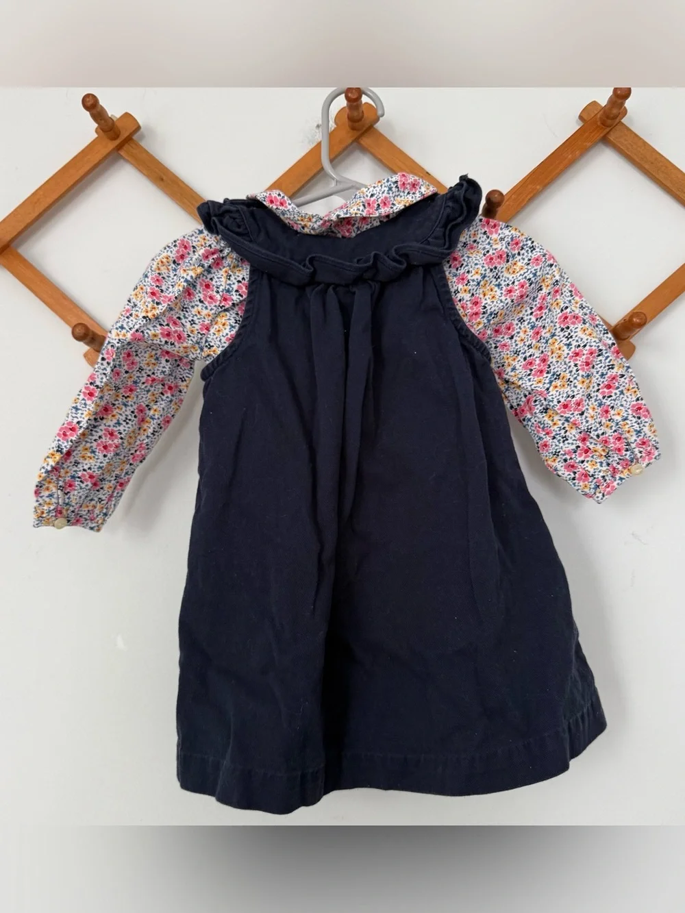 Ralph Lauren Baby Girls Jumper Dress and Floral top 12 Months